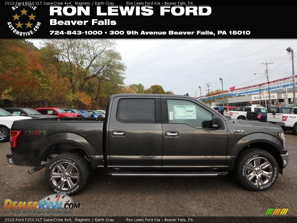 2019 Ford F150 XLT SuperCrew 4x4 Magnetic / Earth Gray Photo #1