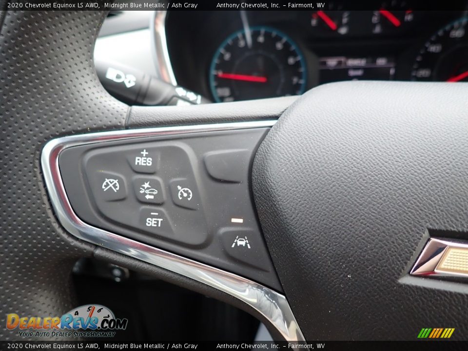 2020 Chevrolet Equinox LS AWD Midnight Blue Metallic / Ash Gray Photo #20