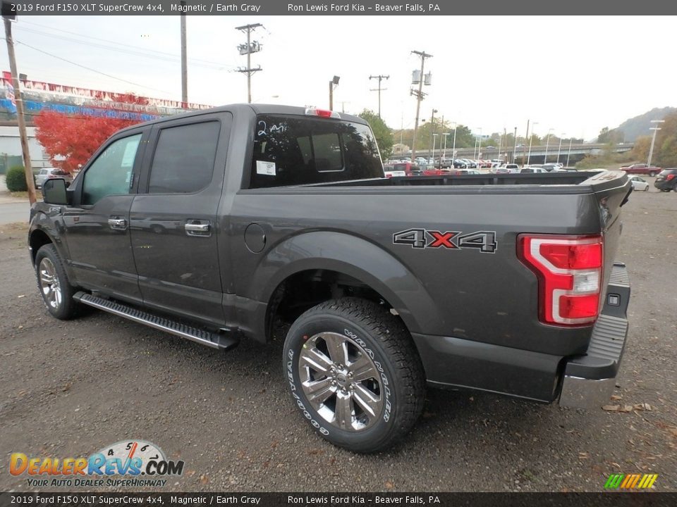 2019 Ford F150 XLT SuperCrew 4x4 Magnetic / Earth Gray Photo #4