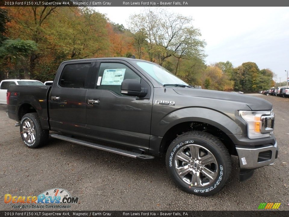 2019 Ford F150 XLT SuperCrew 4x4 Magnetic / Earth Gray Photo #8