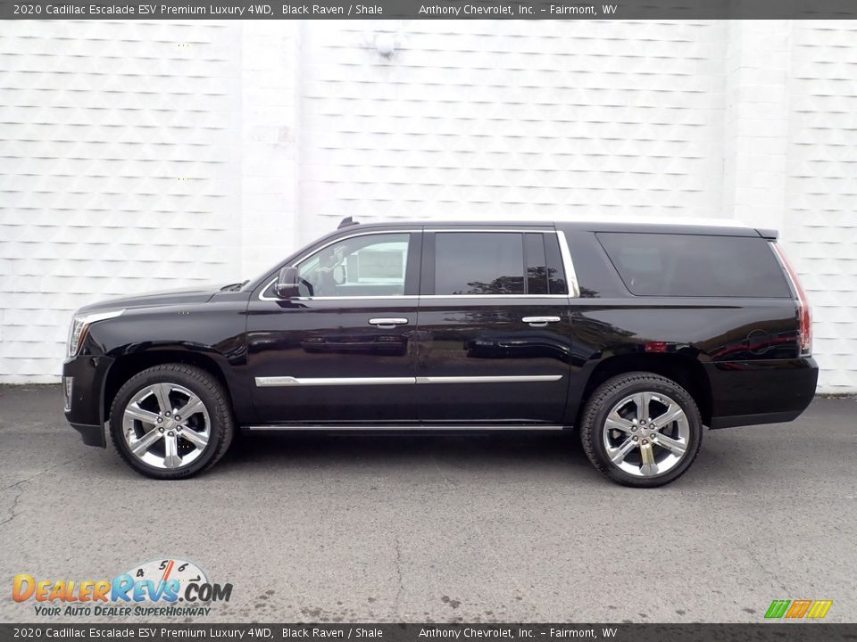 2020 Cadillac Escalade ESV Premium Luxury 4WD Black Raven / Shale Photo #4