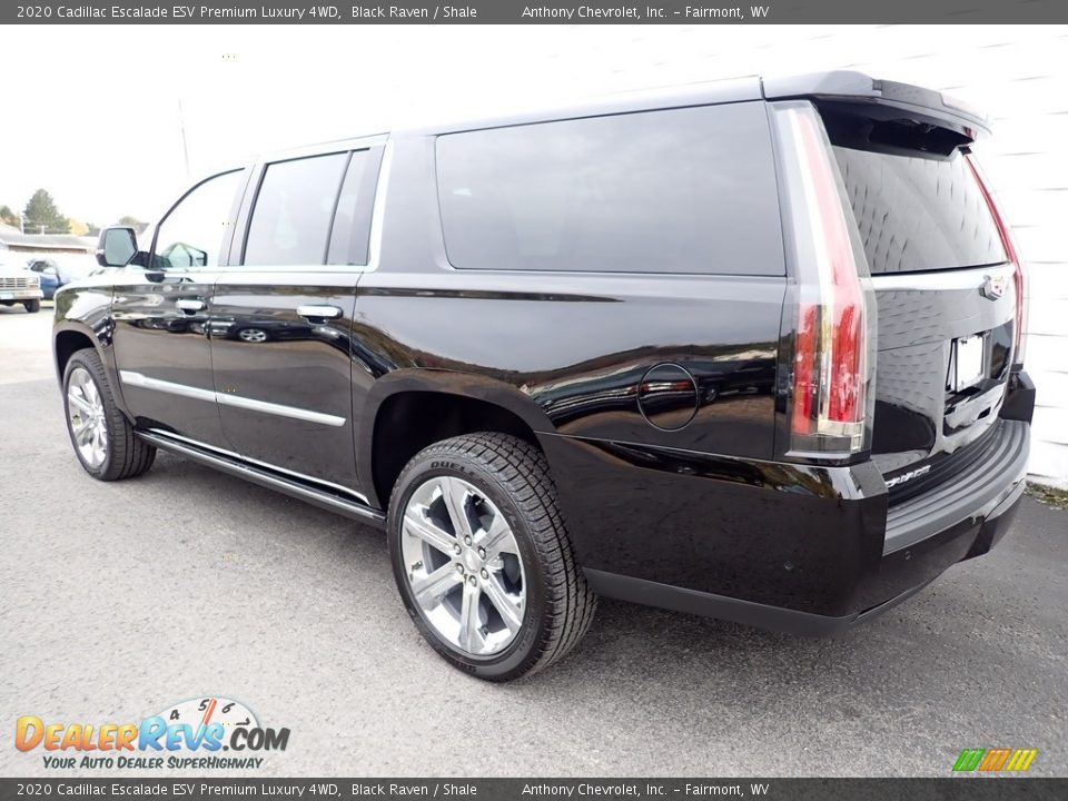 2020 Cadillac Escalade ESV Premium Luxury 4WD Black Raven / Shale Photo #6