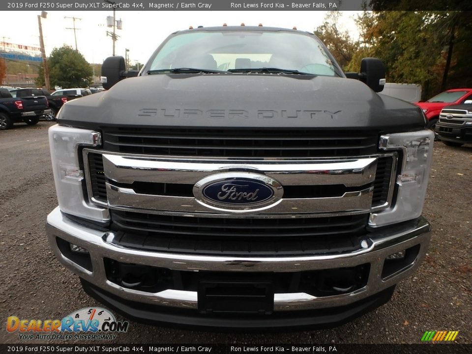 2019 Ford F250 Super Duty XLT SuperCab 4x4 Magnetic / Earth Gray Photo #7