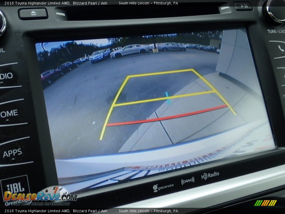 2016 Toyota Highlander Limited AWD Blizzard Pearl / Ash Photo #25