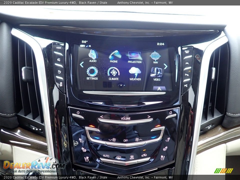 2020 Cadillac Escalade ESV Premium Luxury 4WD Black Raven / Shale Photo #16
