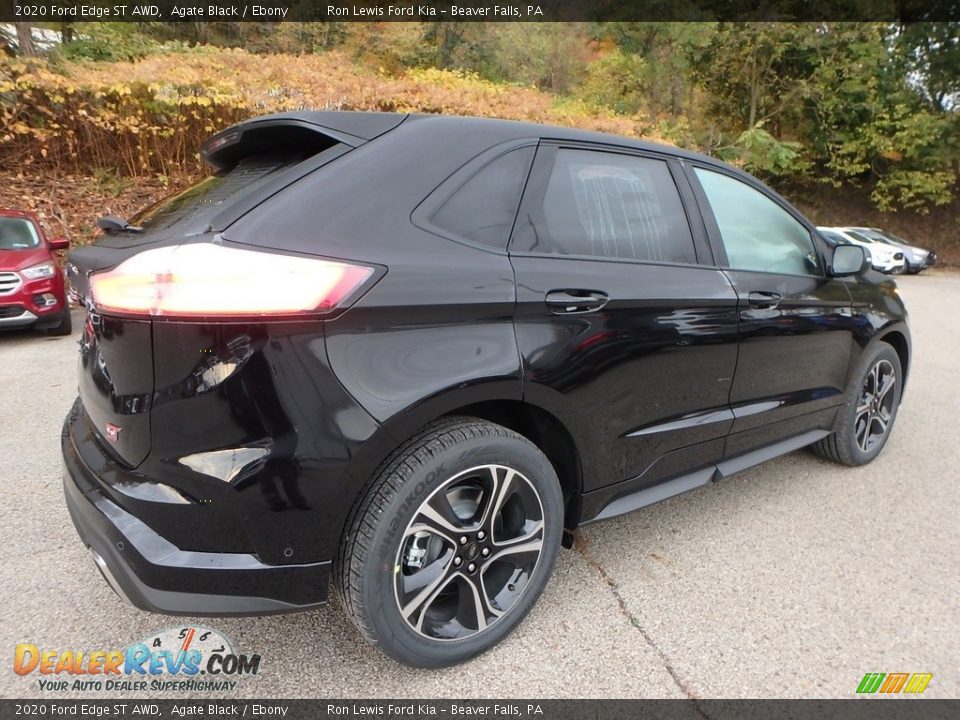 2020 Ford Edge ST AWD Agate Black / Ebony Photo #2