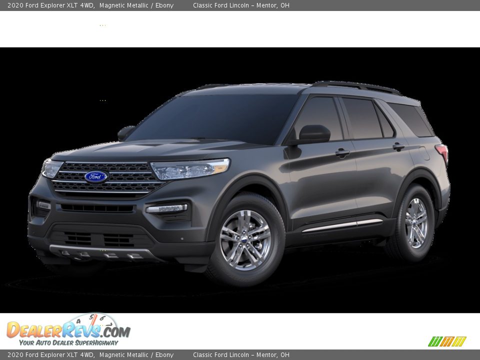 2020 Ford Explorer XLT 4WD Magnetic Metallic / Ebony Photo #1