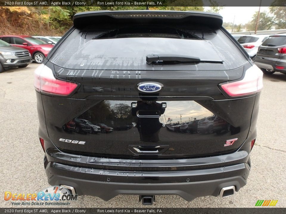 2020 Ford Edge ST AWD Agate Black / Ebony Photo #4