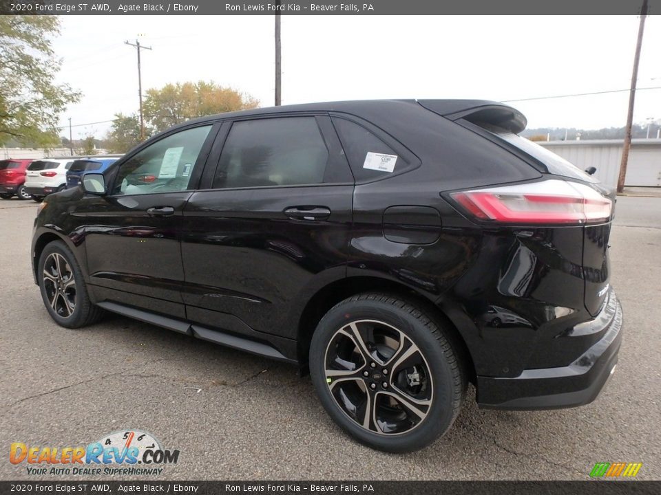 2020 Ford Edge ST AWD Agate Black / Ebony Photo #5