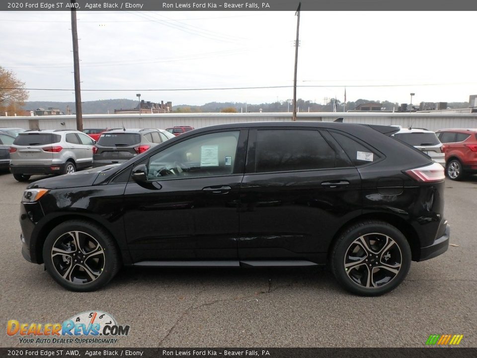 2020 Ford Edge ST AWD Agate Black / Ebony Photo #6