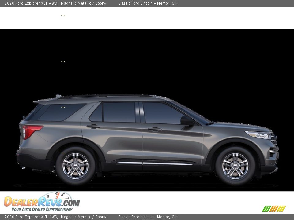 2020 Ford Explorer XLT 4WD Magnetic Metallic / Ebony Photo #5