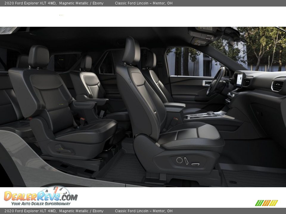 2020 Ford Explorer XLT 4WD Magnetic Metallic / Ebony Photo #6