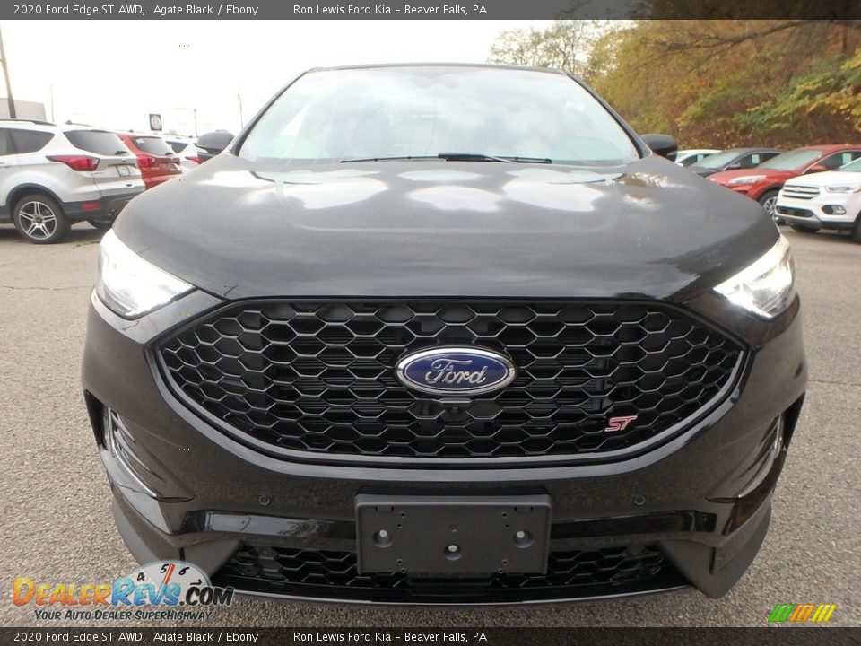 2020 Ford Edge ST AWD Agate Black / Ebony Photo #7