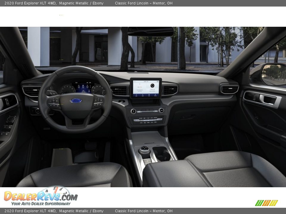 2020 Ford Explorer XLT 4WD Magnetic Metallic / Ebony Photo #7