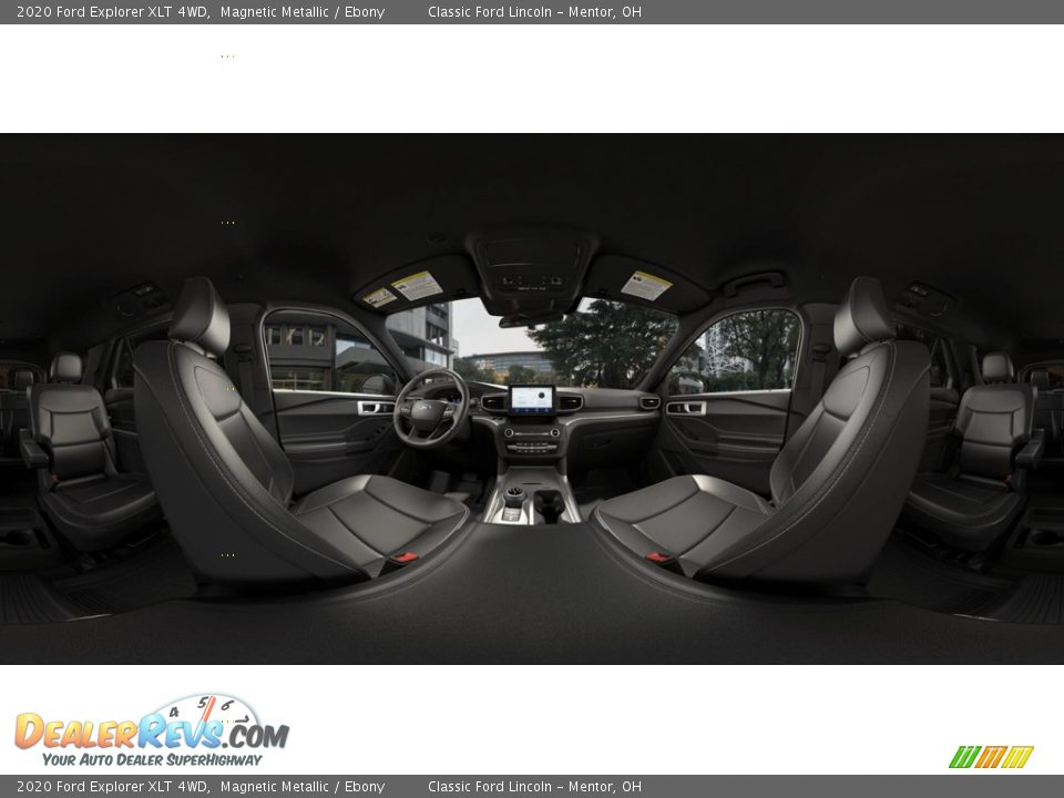 2020 Ford Explorer XLT 4WD Magnetic Metallic / Ebony Photo #8