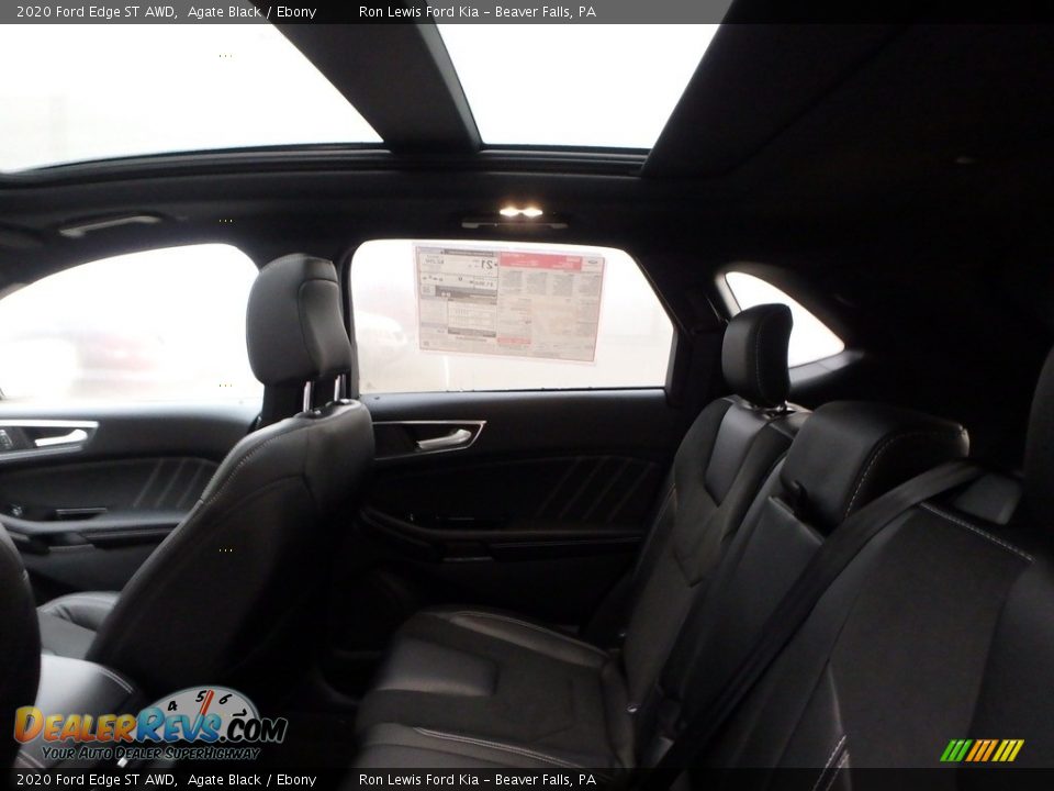 Rear Seat of 2020 Ford Edge ST AWD Photo #13