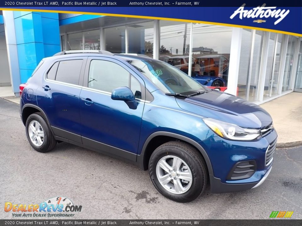 2020 Chevrolet Trax LT AWD Pacific Blue Metallic / Jet Black Photo #1