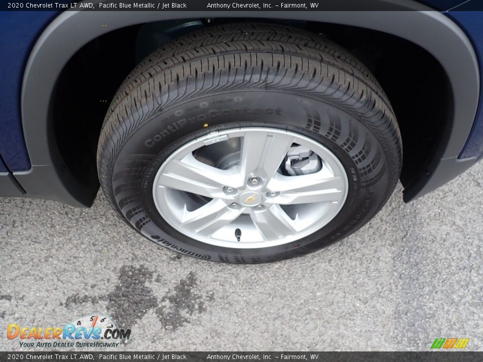 2020 Chevrolet Trax LT AWD Pacific Blue Metallic / Jet Black Photo #2