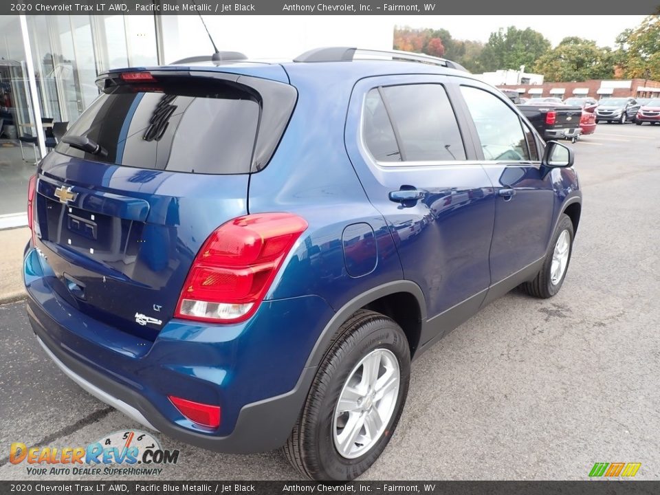 2020 Chevrolet Trax LT AWD Pacific Blue Metallic / Jet Black Photo #4
