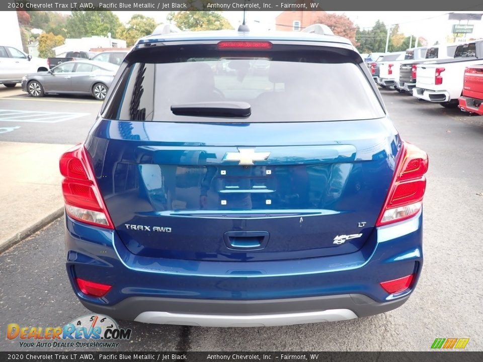 2020 Chevrolet Trax LT AWD Pacific Blue Metallic / Jet Black Photo #5