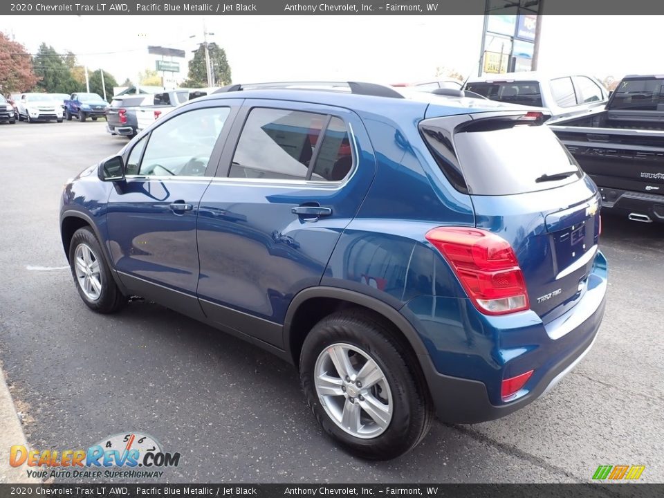 2020 Chevrolet Trax LT AWD Pacific Blue Metallic / Jet Black Photo #6