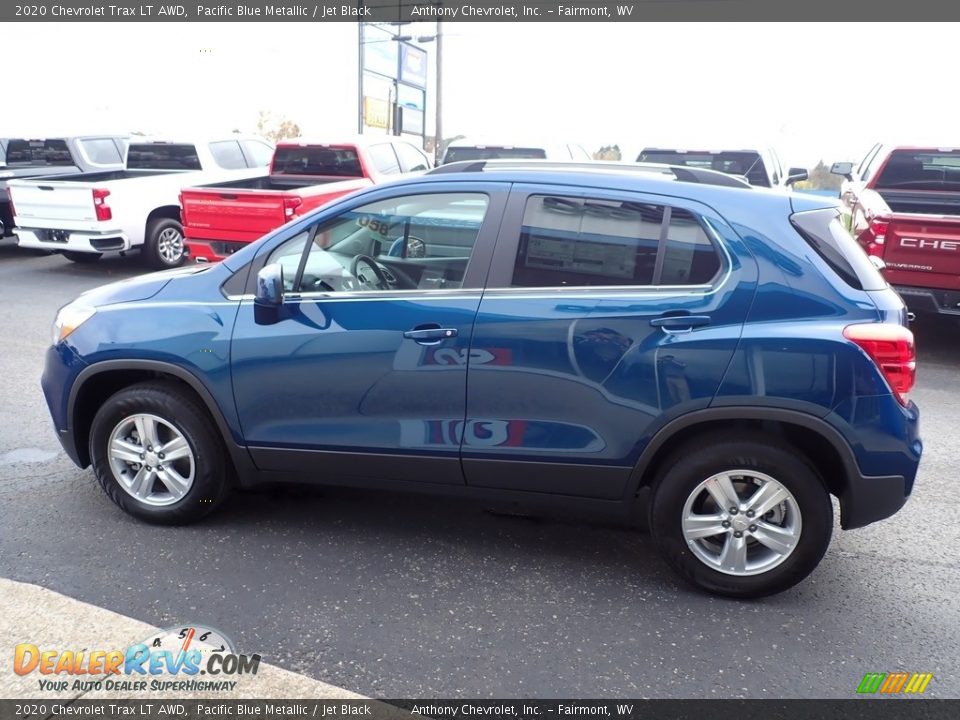 2020 Chevrolet Trax LT AWD Pacific Blue Metallic / Jet Black Photo #7