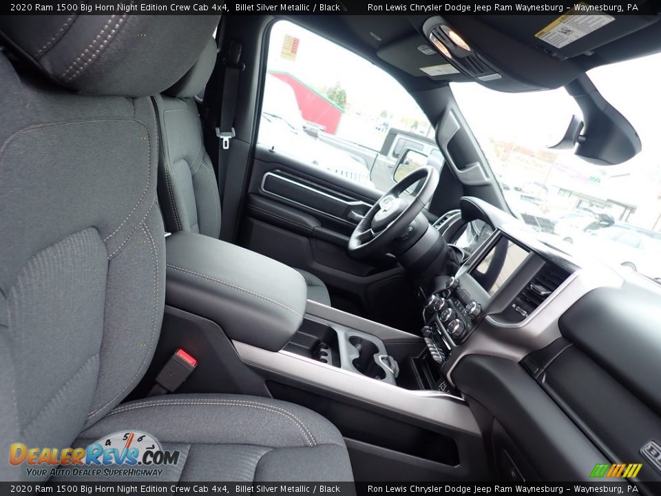 2020 Ram 1500 Big Horn Night Edition Crew Cab 4x4 Billet Silver Metallic / Black Photo #9