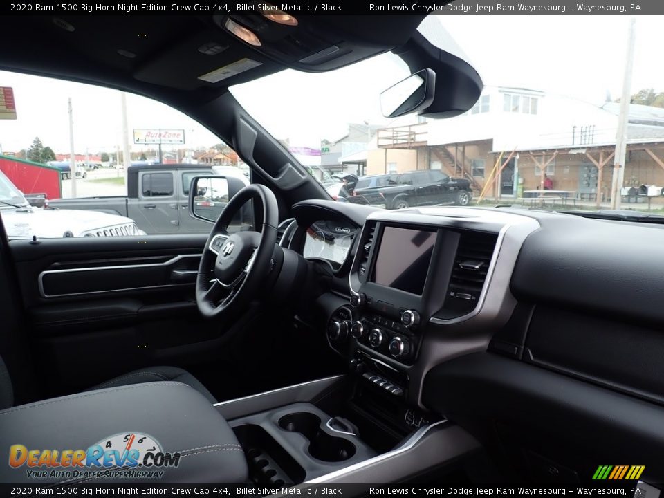 2020 Ram 1500 Big Horn Night Edition Crew Cab 4x4 Billet Silver Metallic / Black Photo #10