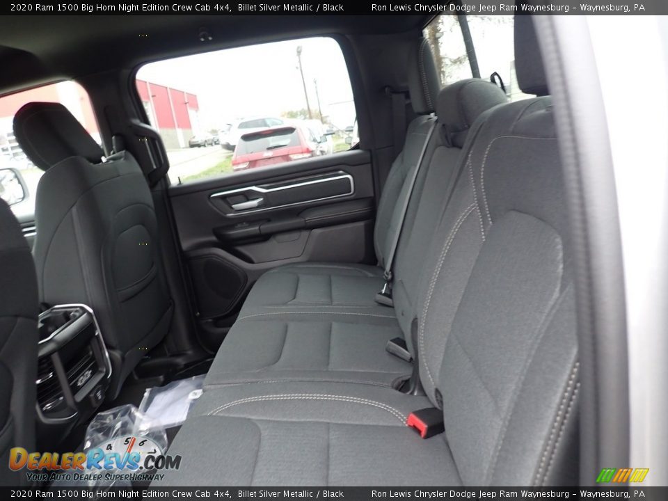 2020 Ram 1500 Big Horn Night Edition Crew Cab 4x4 Billet Silver Metallic / Black Photo #11
