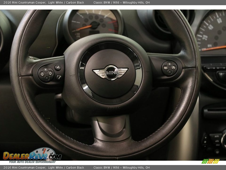 2016 Mini Countryman Cooper Light White / Carbon Black Photo #7