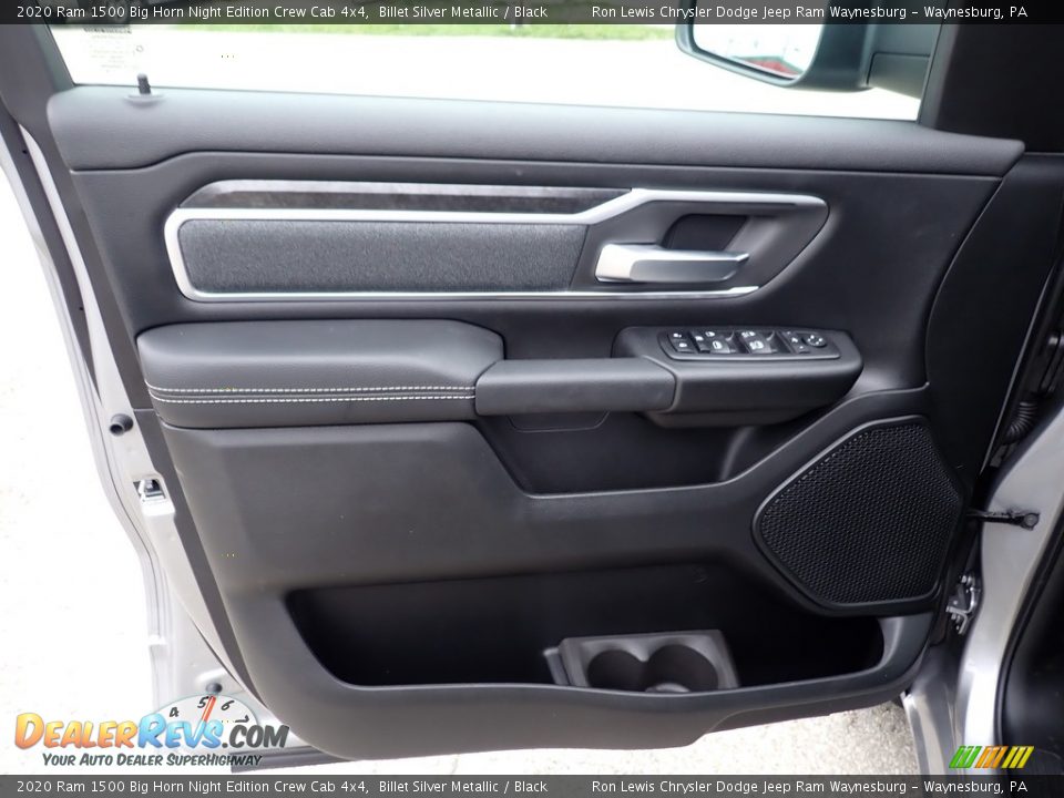 2020 Ram 1500 Big Horn Night Edition Crew Cab 4x4 Billet Silver Metallic / Black Photo #14
