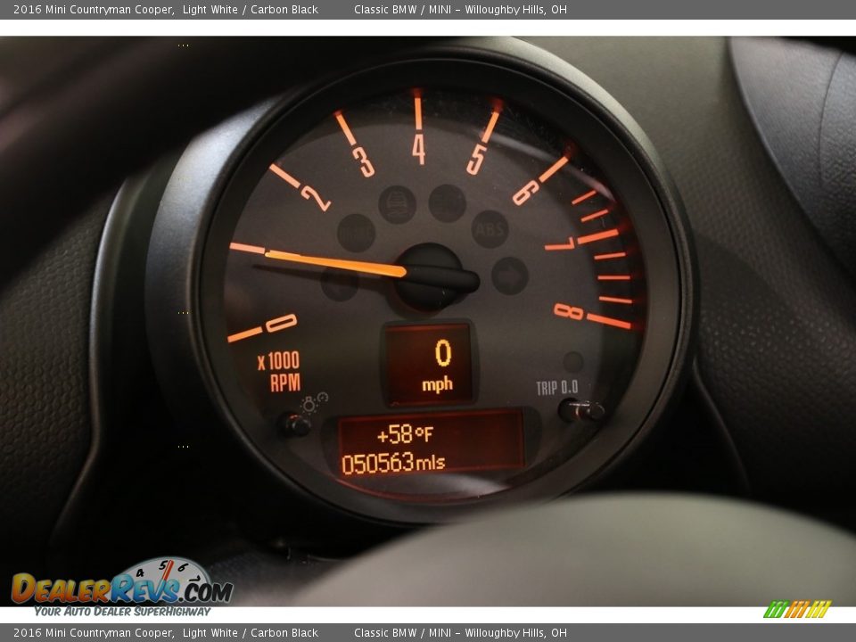2016 Mini Countryman Cooper Light White / Carbon Black Photo #8