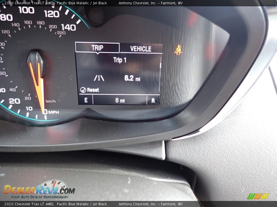 2020 Chevrolet Trax LT AWD Pacific Blue Metallic / Jet Black Photo #18