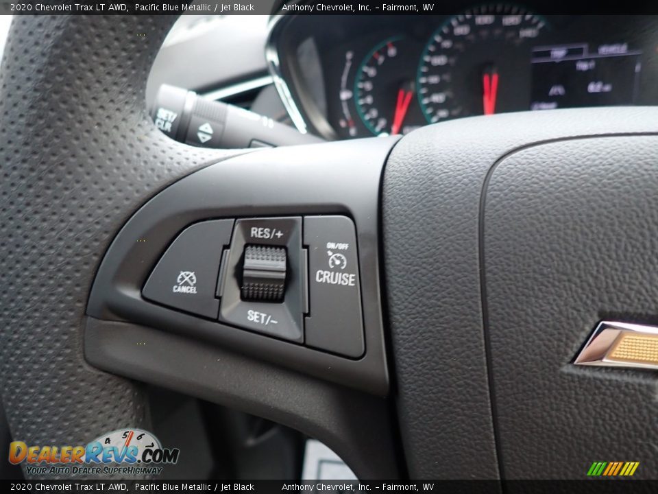 2020 Chevrolet Trax LT AWD Pacific Blue Metallic / Jet Black Photo #20