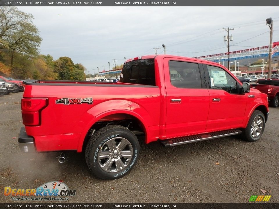 2020 Ford F150 Lariat SuperCrew 4x4 Race Red / Black Photo #2