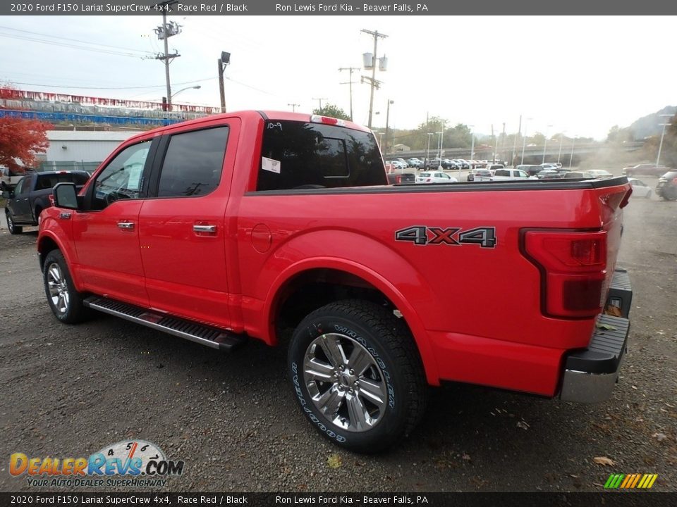 2020 Ford F150 Lariat SuperCrew 4x4 Race Red / Black Photo #4
