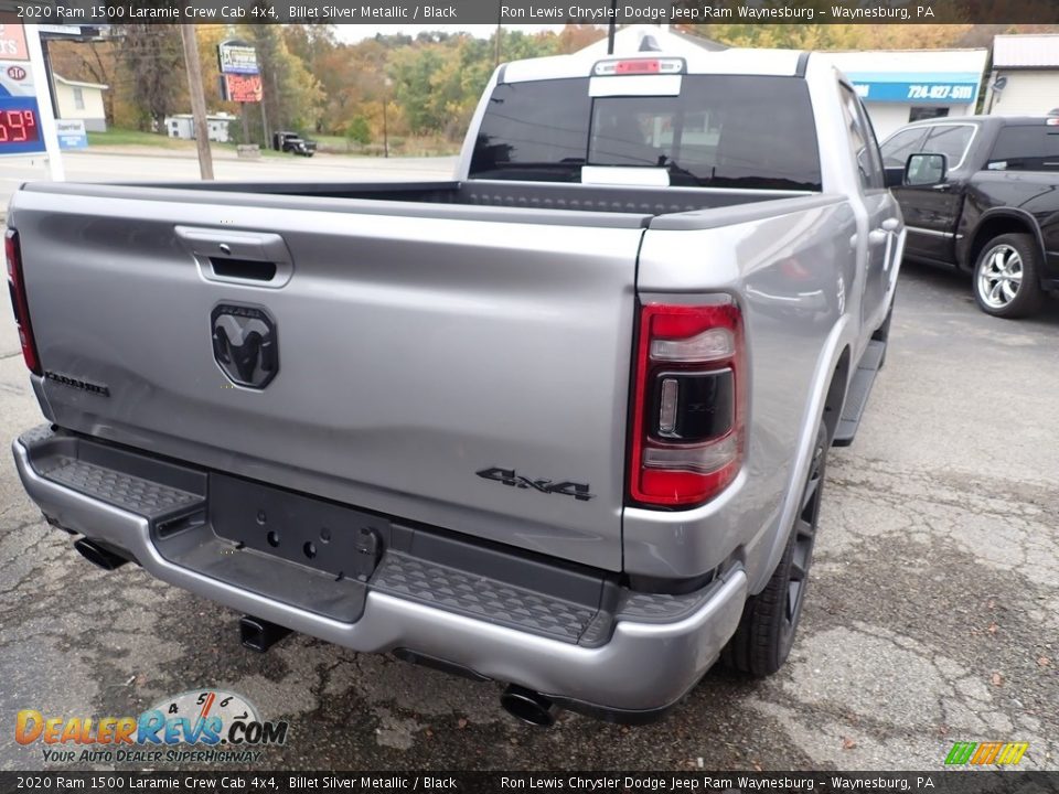 2020 Ram 1500 Laramie Crew Cab 4x4 Billet Silver Metallic / Black Photo #5