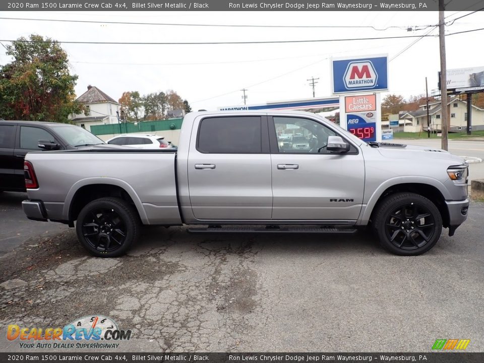 Billet Silver Metallic 2020 Ram 1500 Laramie Crew Cab 4x4 Photo #6