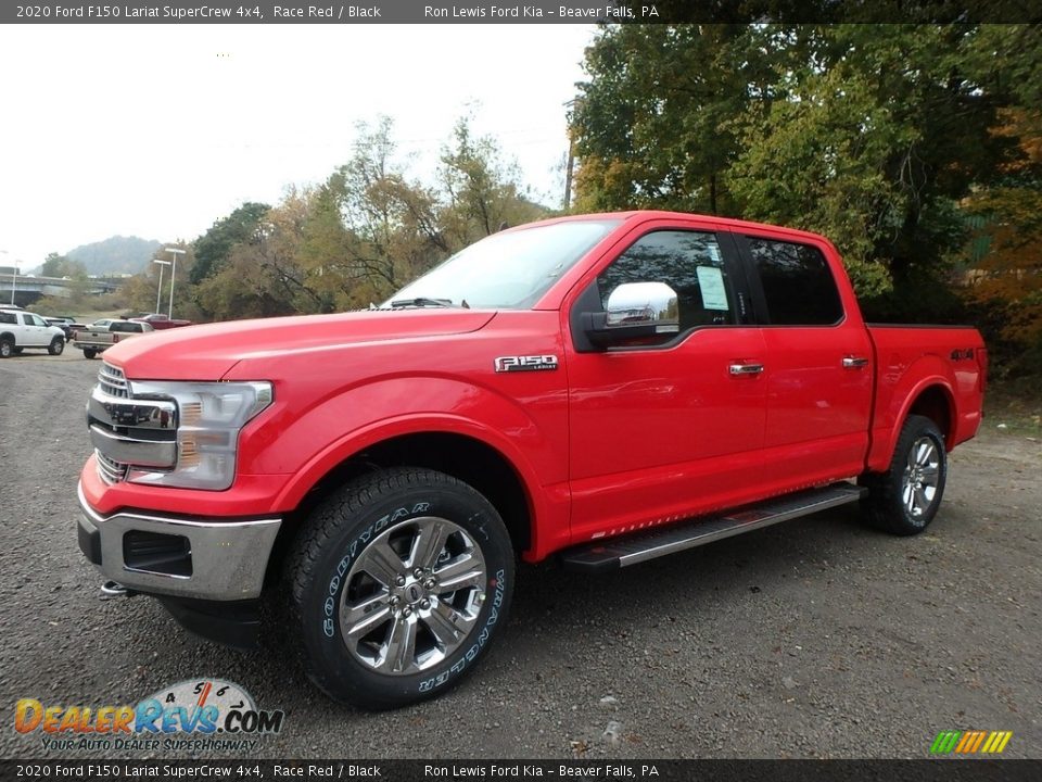 Front 3/4 View of 2020 Ford F150 Lariat SuperCrew 4x4 Photo #6