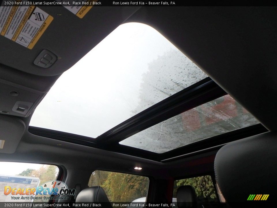 Sunroof of 2020 Ford F150 Lariat SuperCrew 4x4 Photo #11