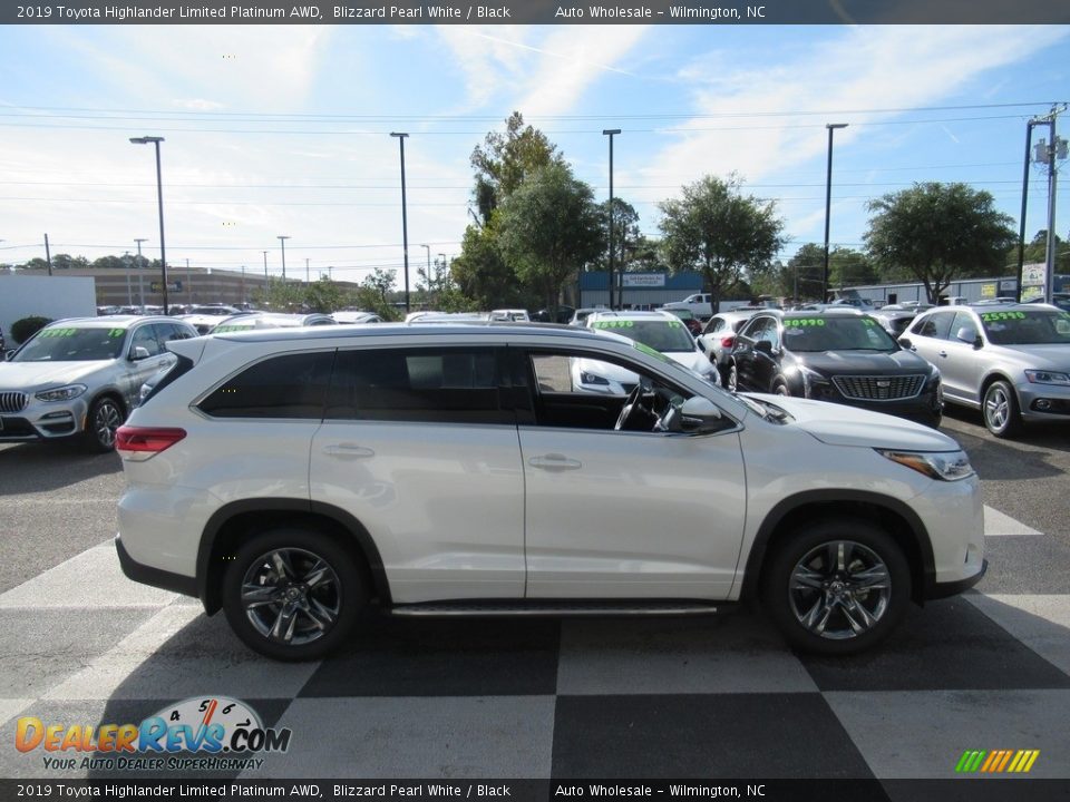 2019 Toyota Highlander Limited Platinum AWD Blizzard Pearl White / Black Photo #3