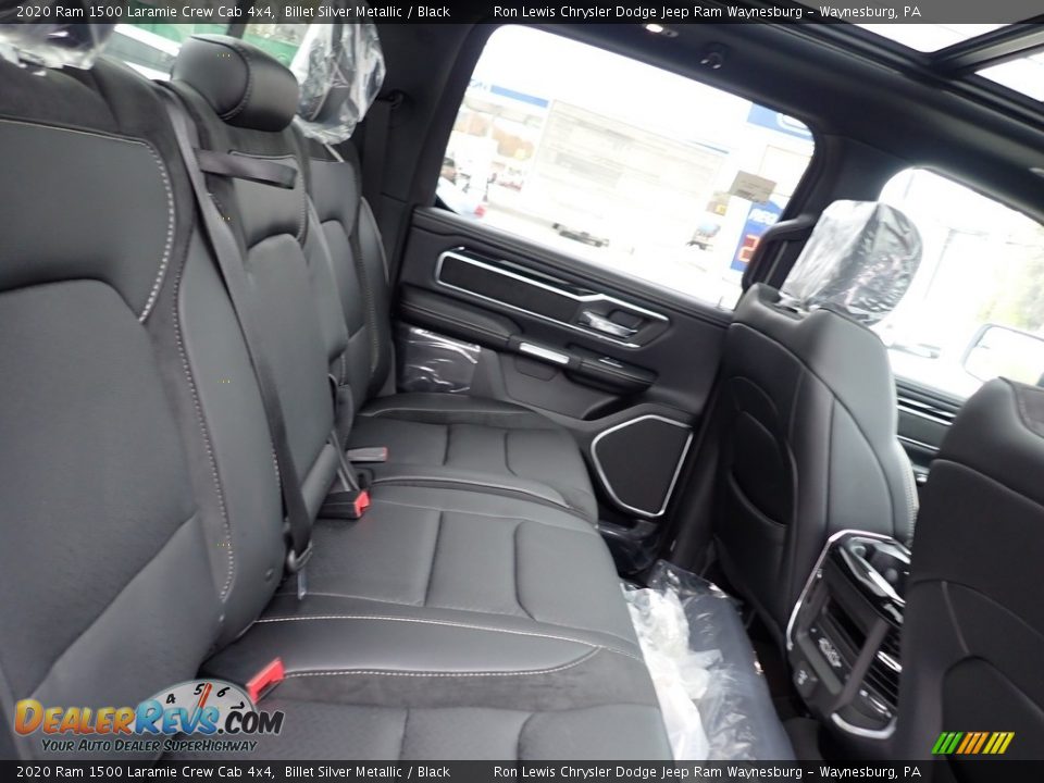 Rear Seat of 2020 Ram 1500 Laramie Crew Cab 4x4 Photo #13