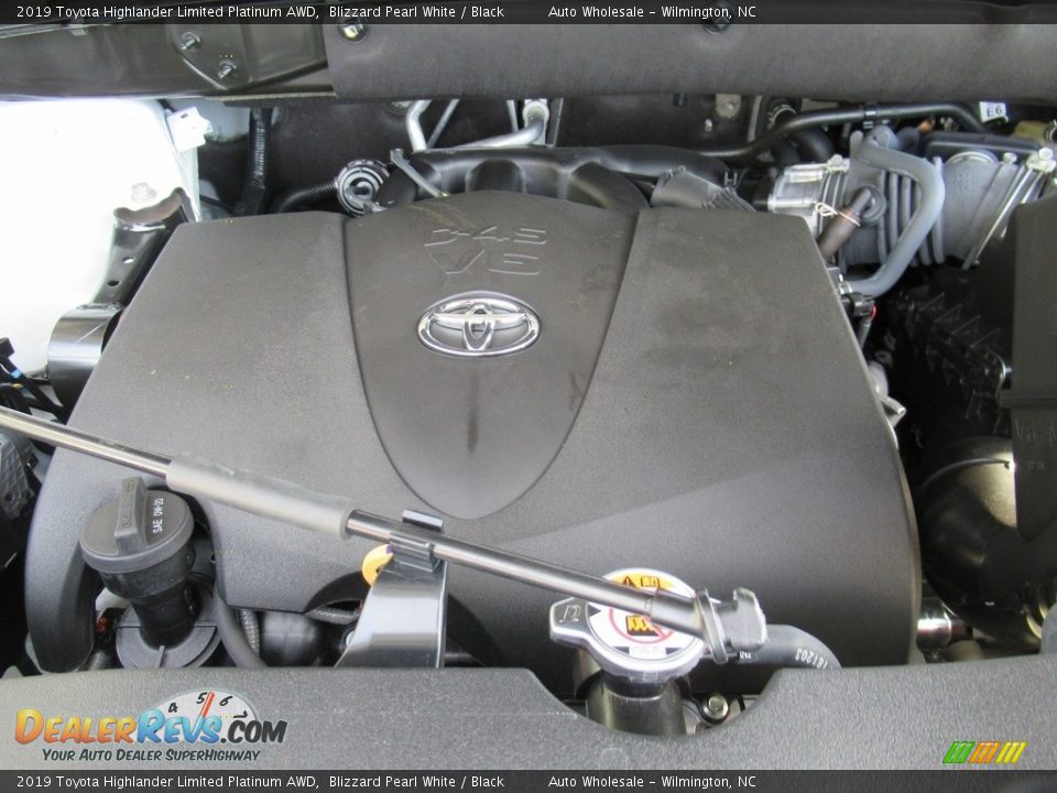 2019 Toyota Highlander Limited Platinum AWD Blizzard Pearl White / Black Photo #6