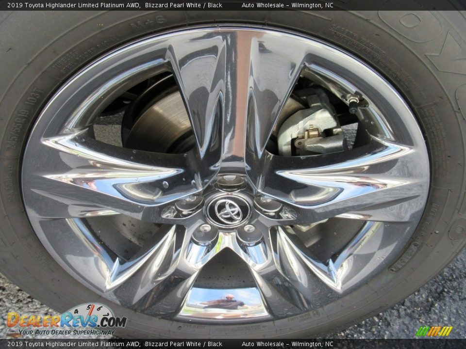 2019 Toyota Highlander Limited Platinum AWD Blizzard Pearl White / Black Photo #7