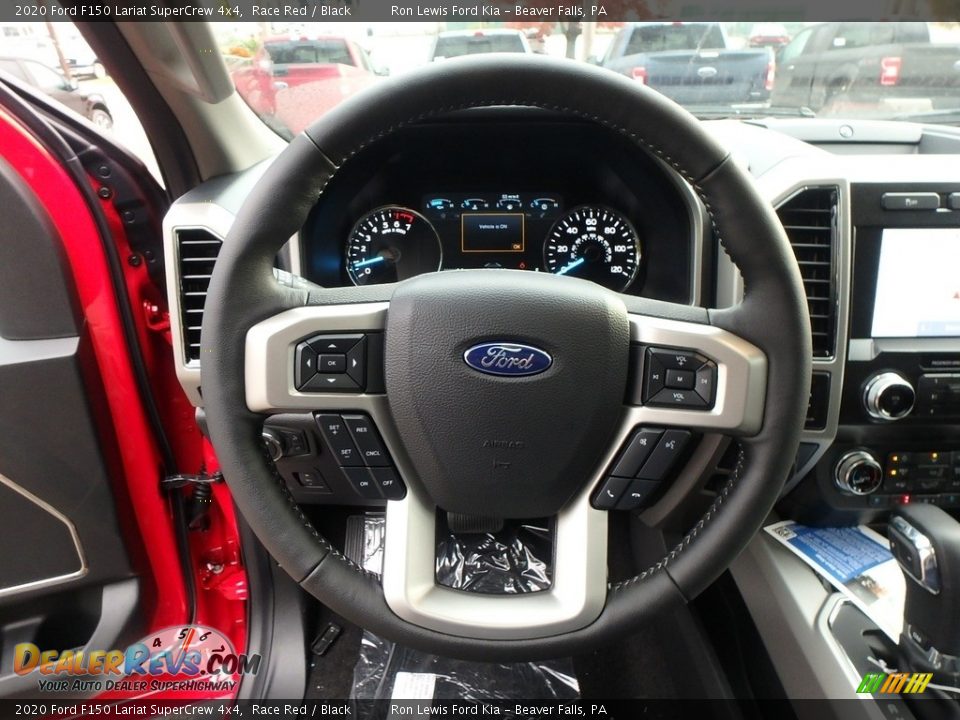 2020 Ford F150 Lariat SuperCrew 4x4 Steering Wheel Photo #17
