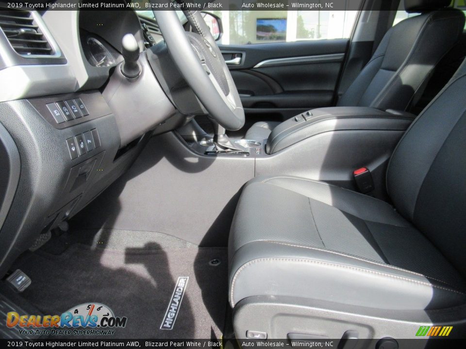 2019 Toyota Highlander Limited Platinum AWD Blizzard Pearl White / Black Photo #9