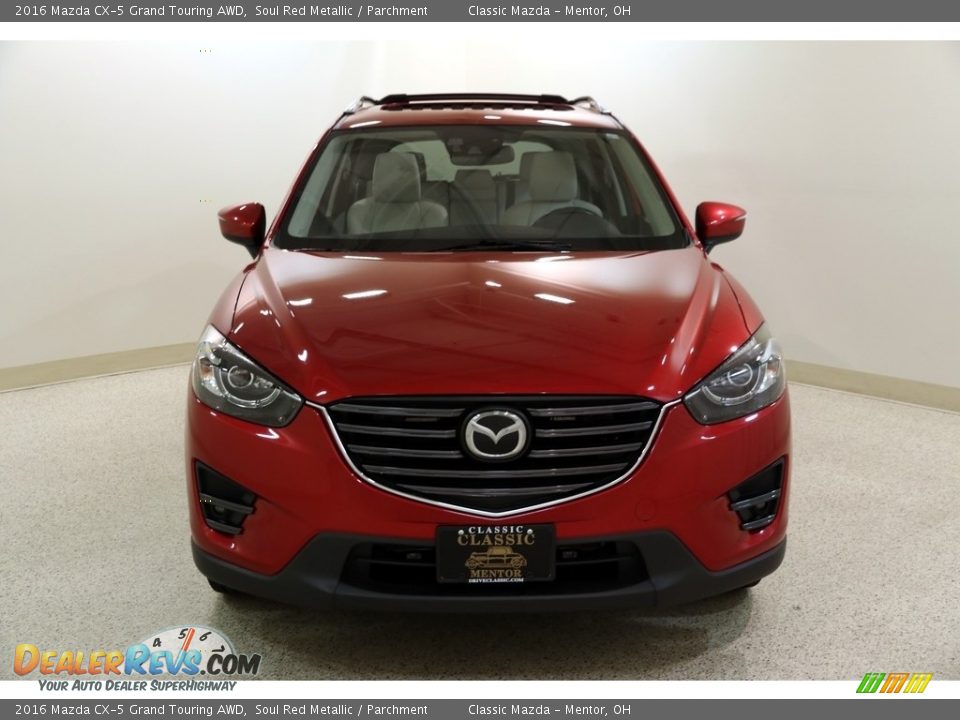 2016 Mazda CX-5 Grand Touring AWD Soul Red Metallic / Parchment Photo #2