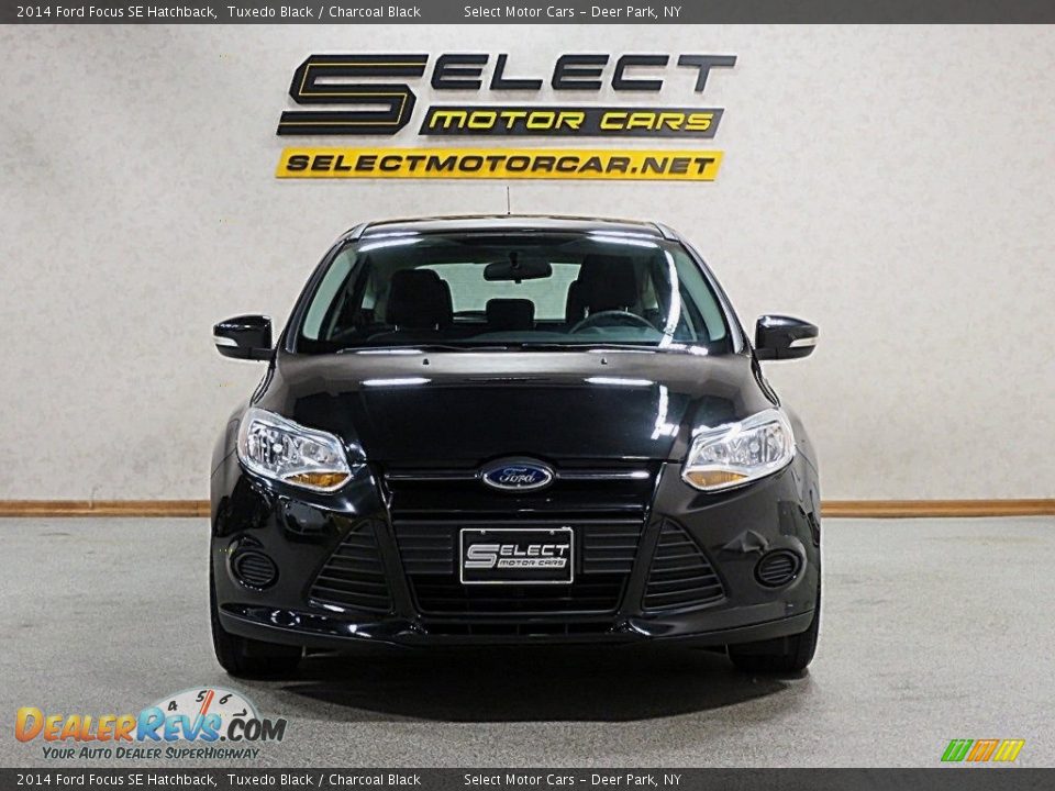 2014 Ford Focus SE Hatchback Tuxedo Black / Charcoal Black Photo #2