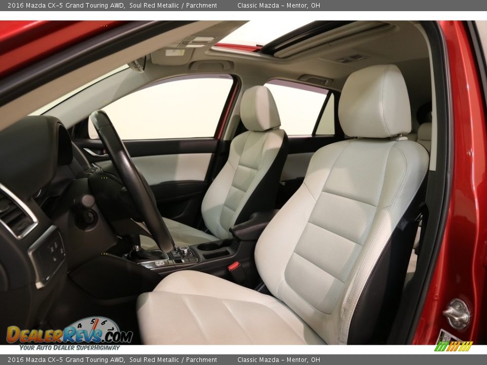 2016 Mazda CX-5 Grand Touring AWD Soul Red Metallic / Parchment Photo #5