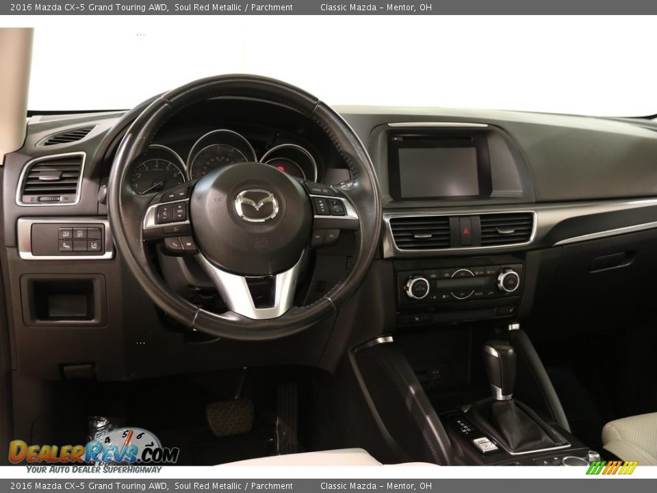 2016 Mazda CX-5 Grand Touring AWD Soul Red Metallic / Parchment Photo #6